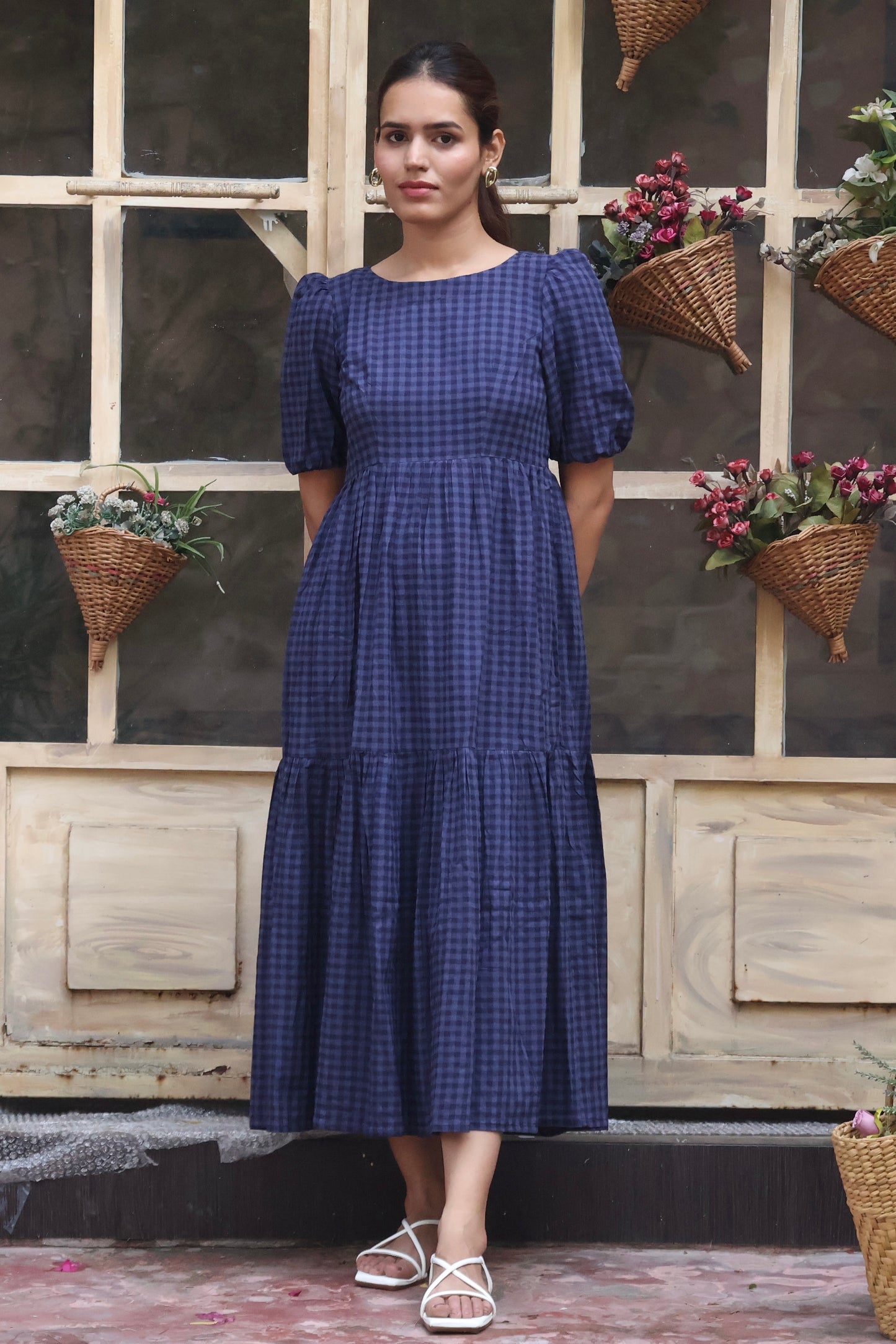 Blue Dusk Cotton Dress