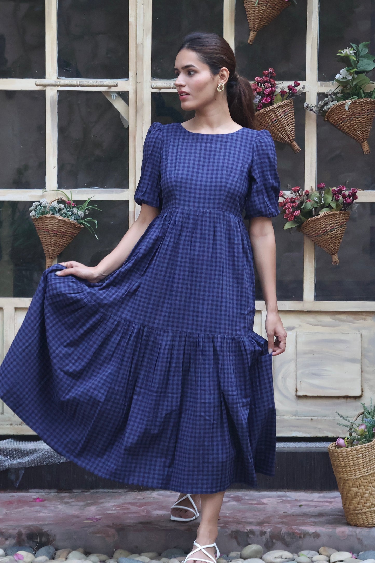 Blue Dusk Cotton Dress