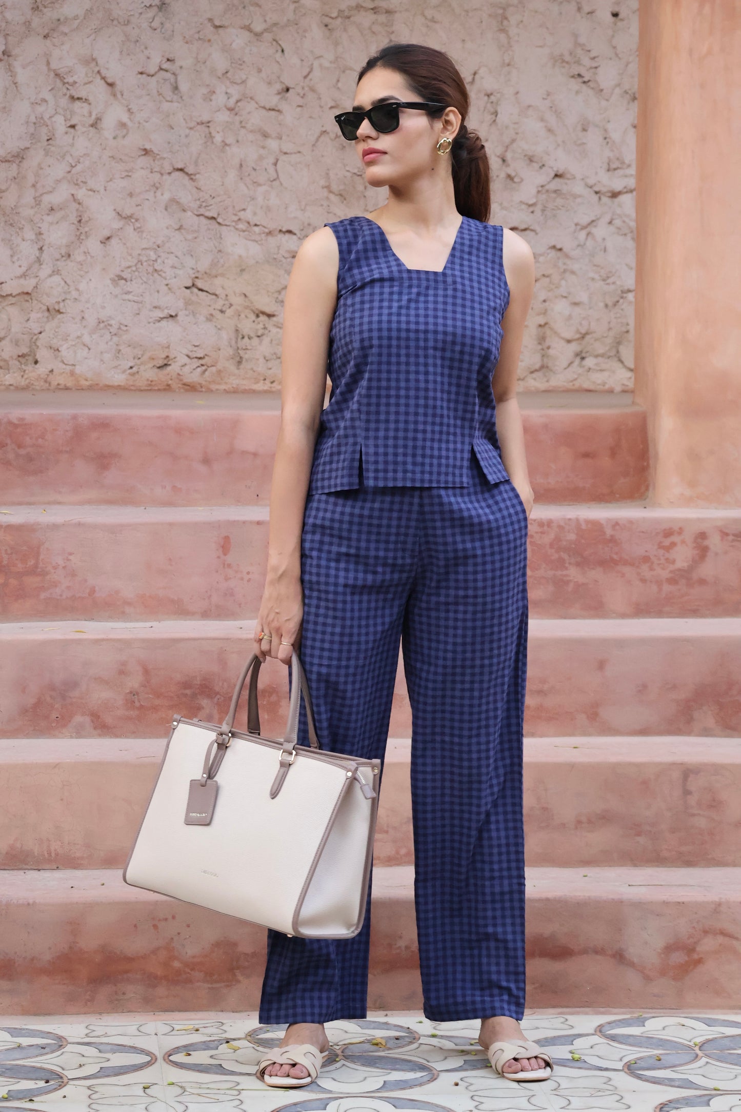 Blue Mood Cotton Co-ord Set