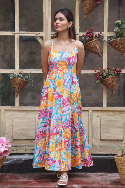 Breezy Bloom Cotton Dress