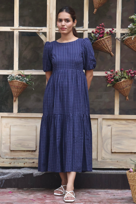 Blue Dusk Cotton Dress